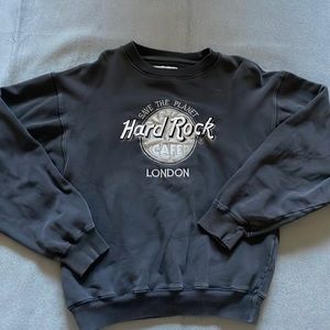 Vintage London Hard Rock Cade Embroidered Crewneck